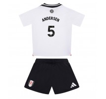 Fulham Joachim Andersen #5 Koszulka Podstawowa dzieci 2024-25 Krótki Rękaw (+ krótkie spodenki)
